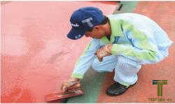 预造型橡胶跑路施工流程